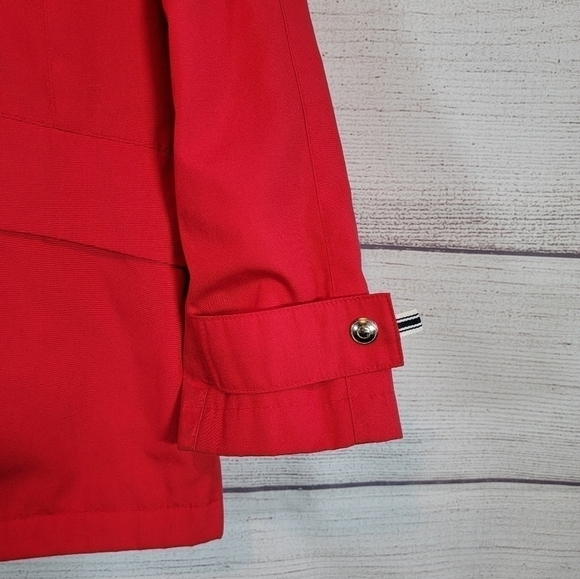 MACKINTOSH New England Vintage Zip Up Windbreaker Jacket Red Size Large - Picture 3 of 14